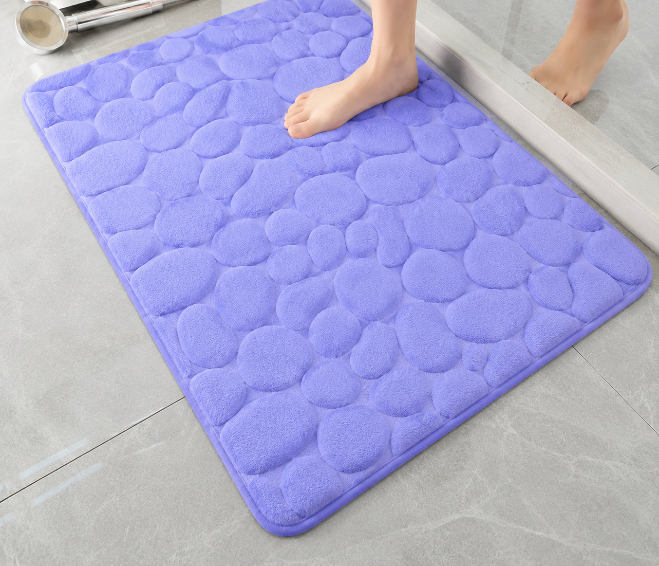 Cobblestone Memory Foam Bath Mat