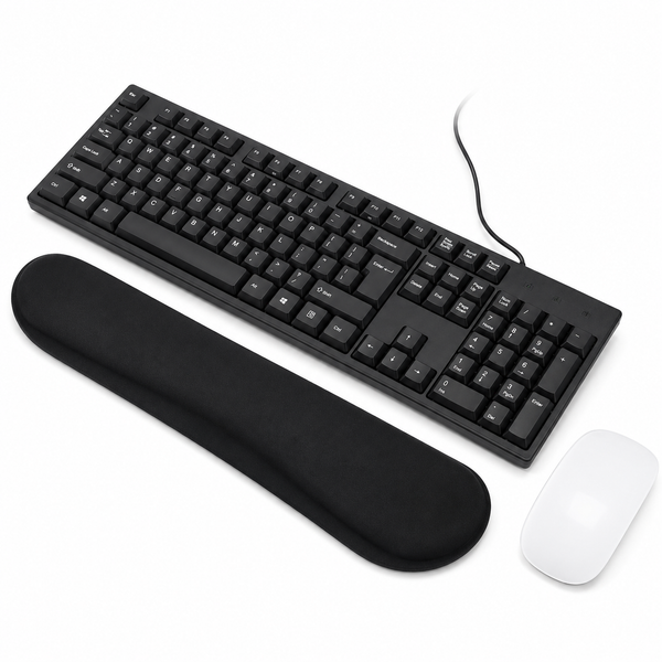 Memory Foam Keyboard & Mouse Wrist Rest