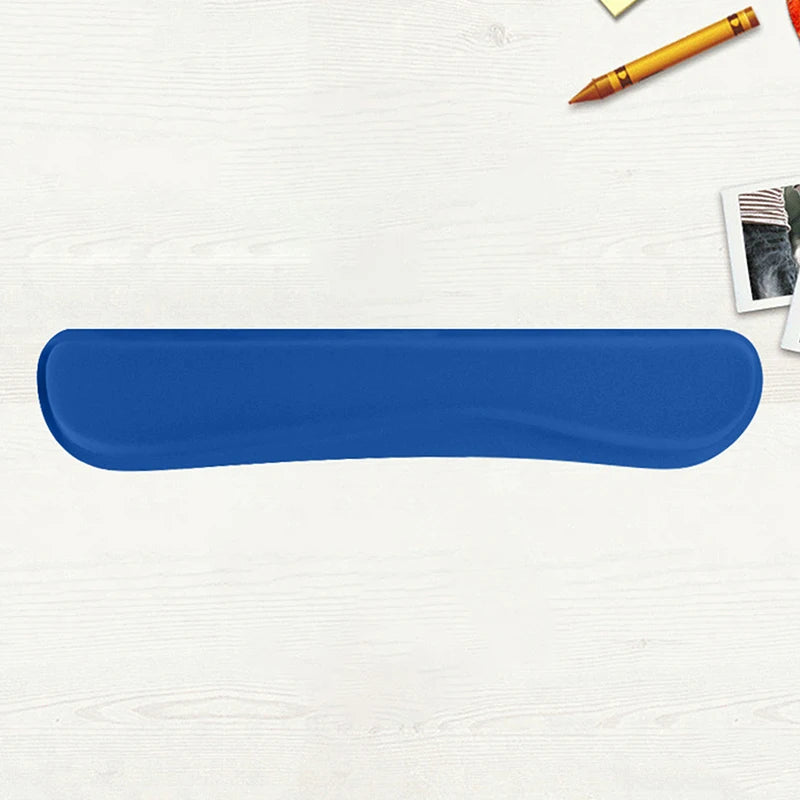 Keyboard Wrist Rest Pad Wrist Rest Mouse Pad Memory Foam Superfine Fibre for PC Computer Gaming Keyboard Raised Platform Hands