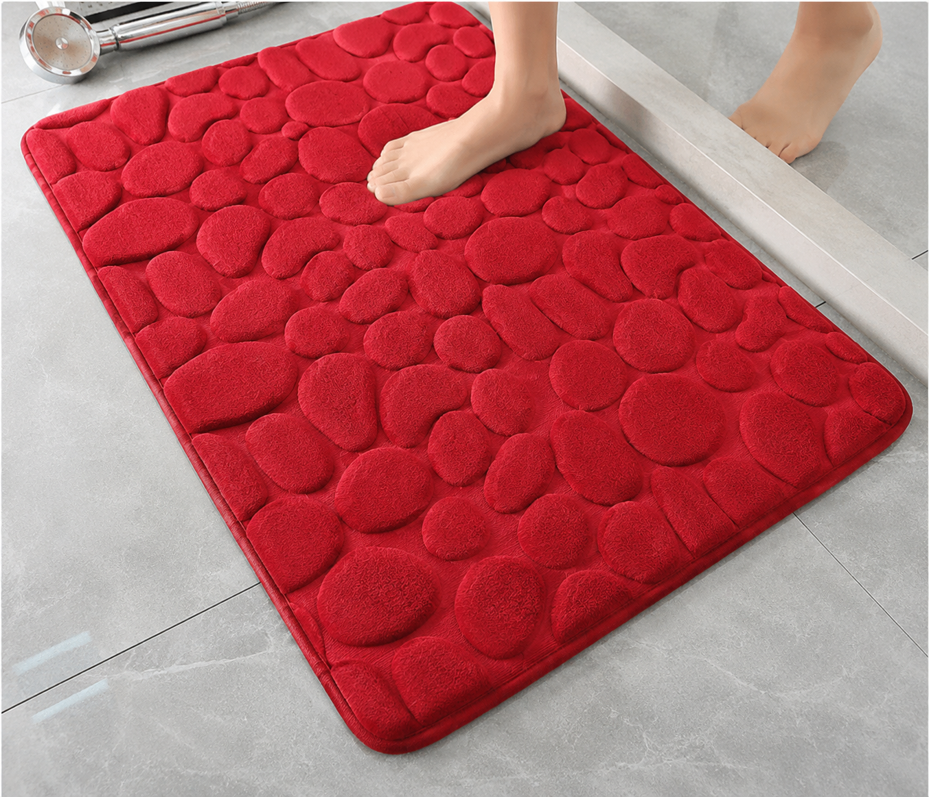 Cobblestone Memory Foam Bath Mat
