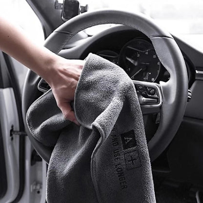 5/1PC High-End Microfiber Car Washing Towel Auto Cleaning Drying Cloth Hemming Car Care Detailing Cloth Water Absorption Car Rag