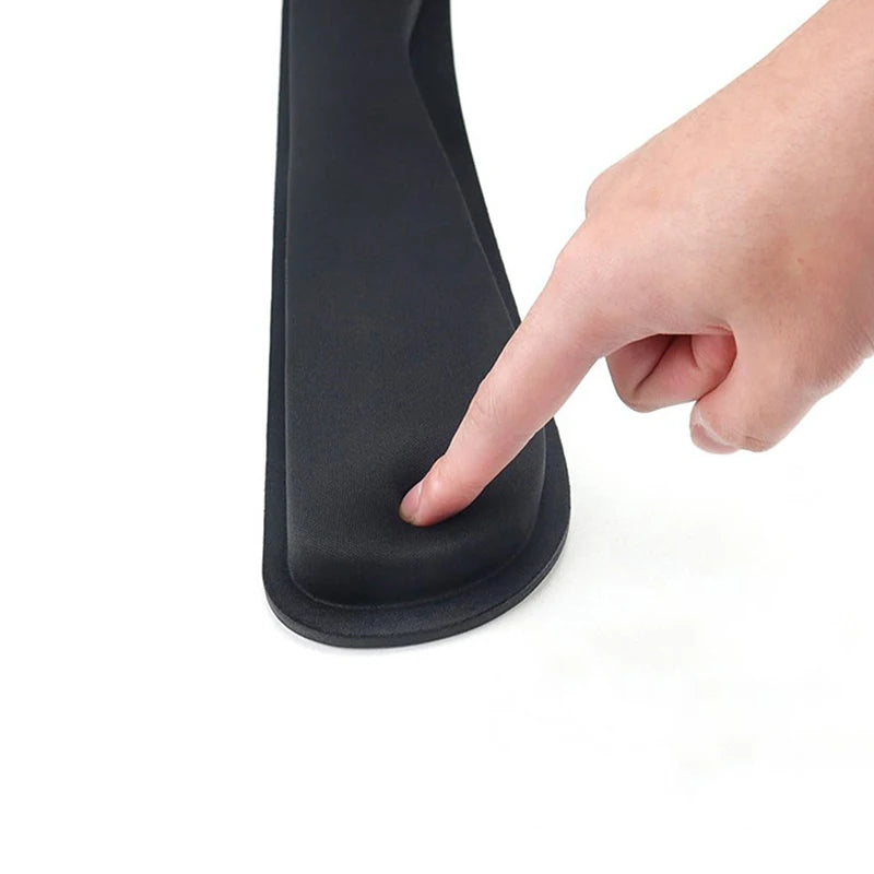 Keyboard Wrist Rest Pad Wrist Rest Mouse Pad Memory Foam Superfine Fibre for PC Computer Gaming Keyboard Raised Platform Hands